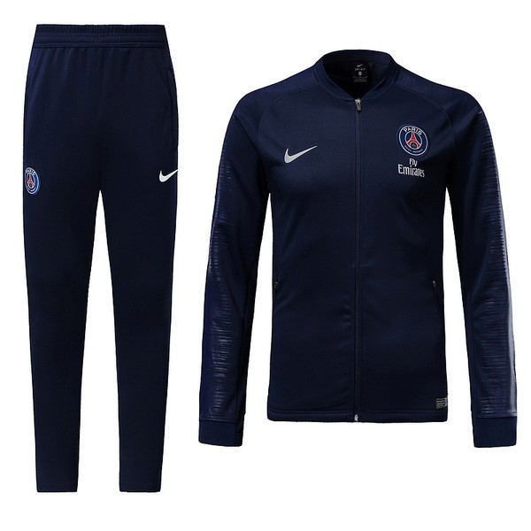 Survetement Foot Enfant Paris Saint Germain 2018 2019 Bleu Marine